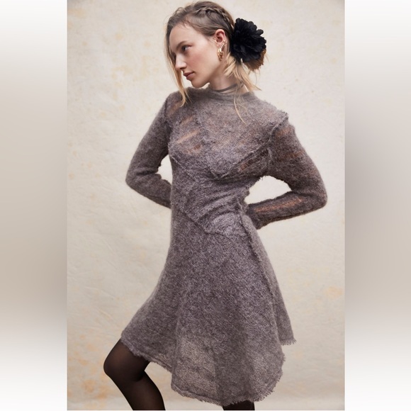 Free People Changing Tides Sweater Dress - Picture 4 of 9